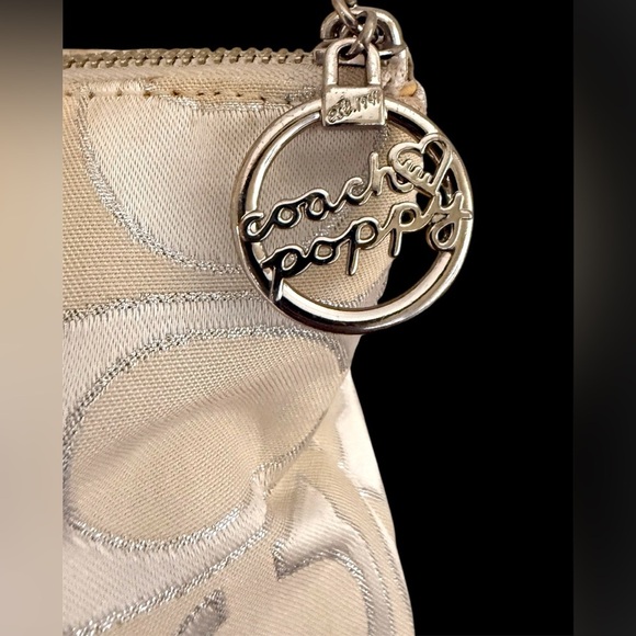 Coach Poppy Limited Edition Signature Sateen Glam Tote Bag - Picture 5 of 12